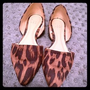 A New Day Leopard flats EUC